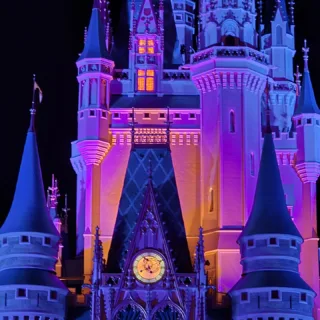 Magic Kingdom at night