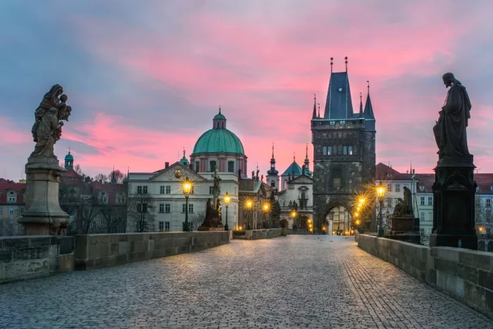 Charles Bridge in Prague, Czech Republic