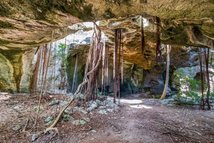 Indian Cave in Middle Caicos, Turks and Caicos