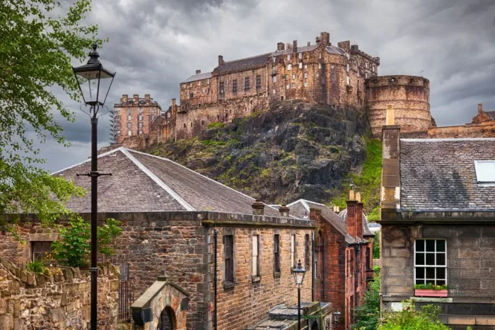 Edinburgh Castle in Edinburgh, Scotland