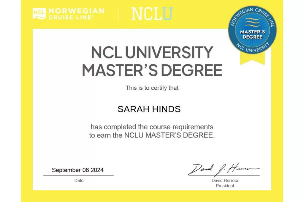 NCL University Master's Degree