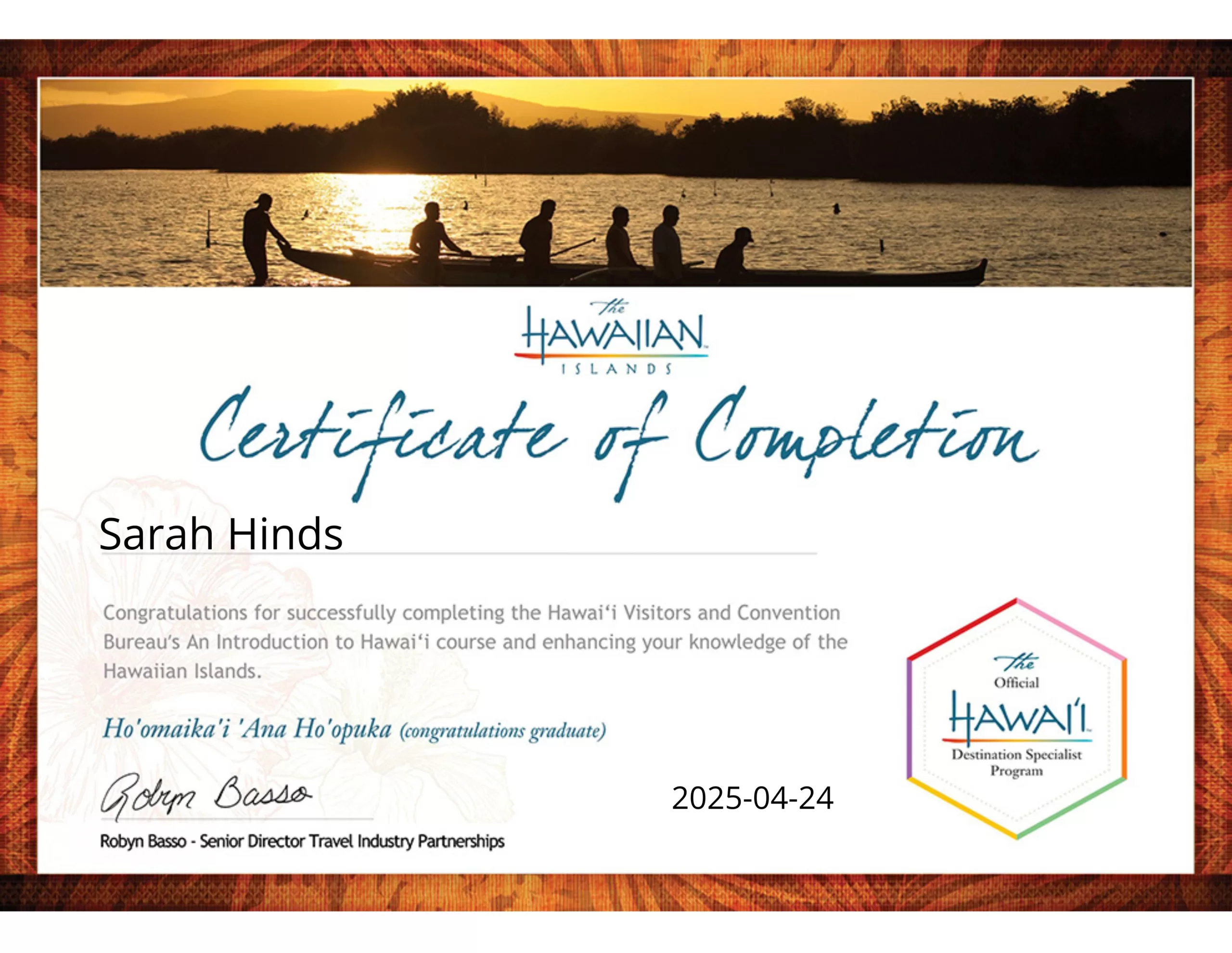 Hawaii Destination Specialist
