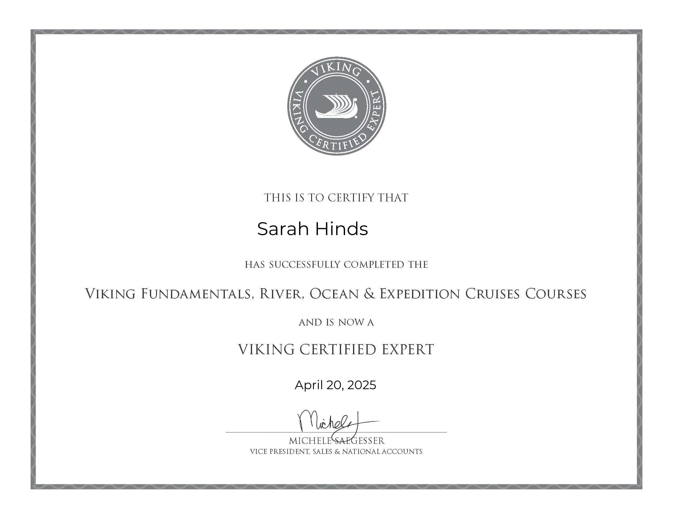 Viking Certified Expert
