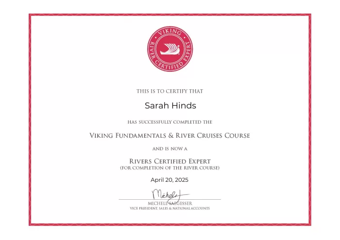Viking Rivers Certified Expert