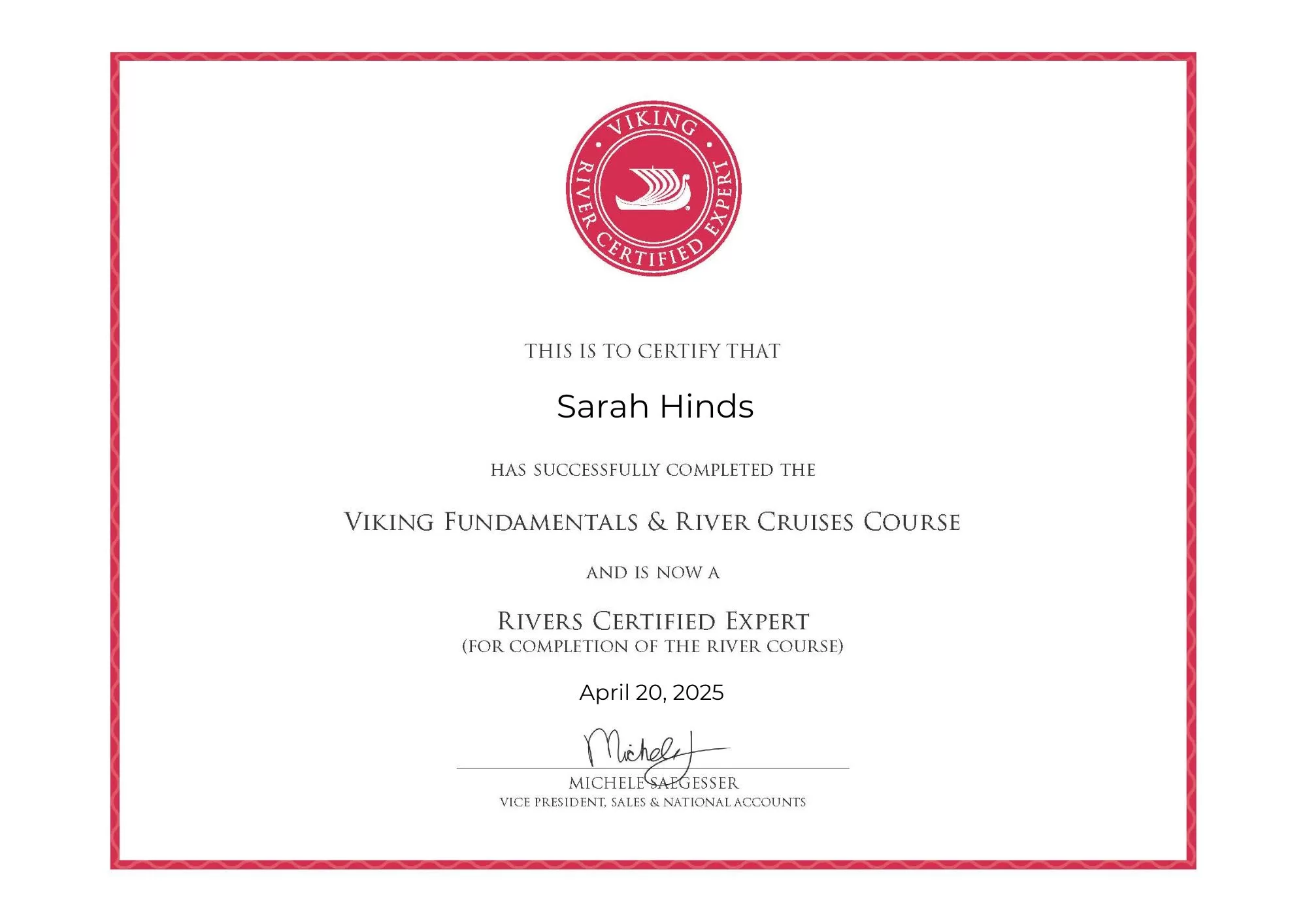 Viking Rivers Certified Expert