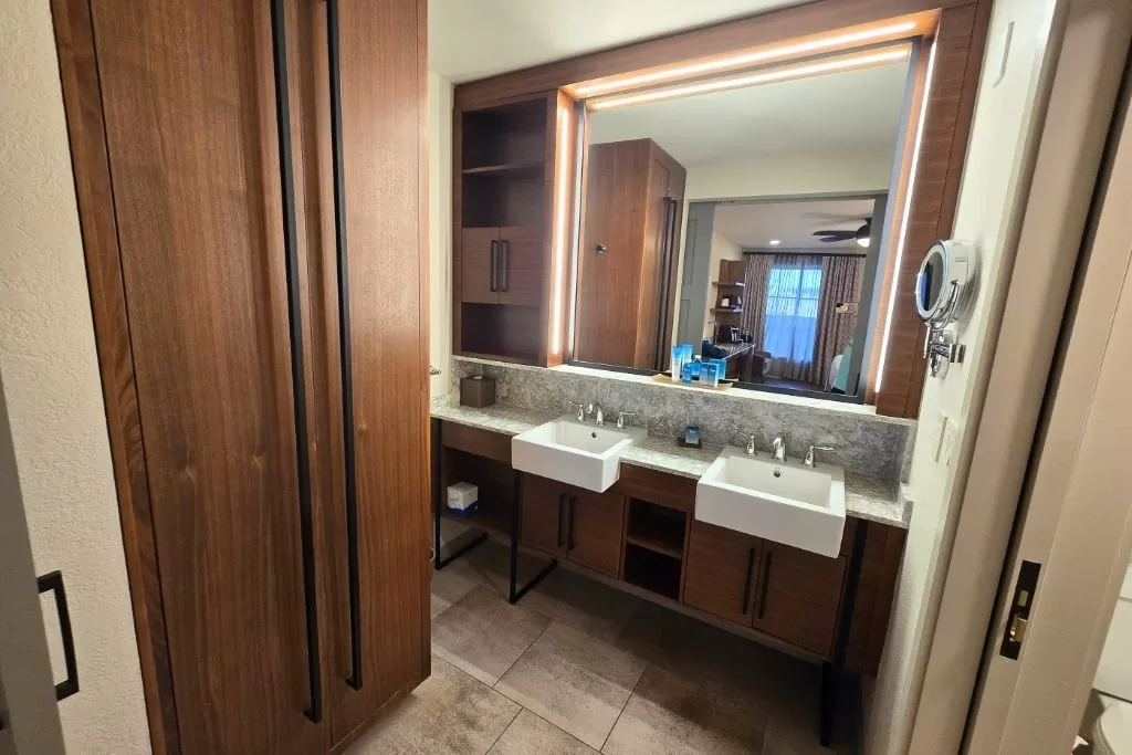 Bathroom in a Standard room at Disney's Coronado Springs