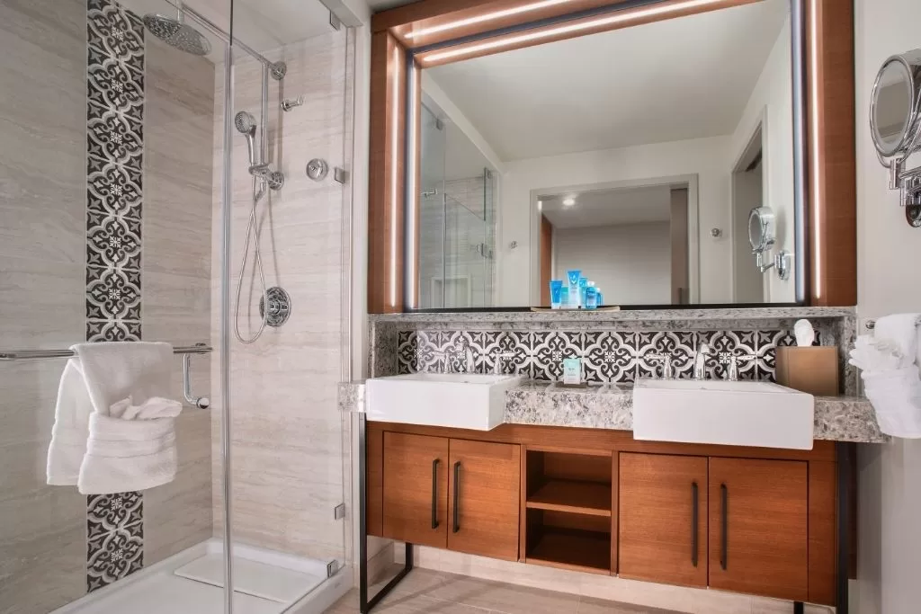 Bathroom in Gran Destino Tower at Disney's Coronado Springs Resort