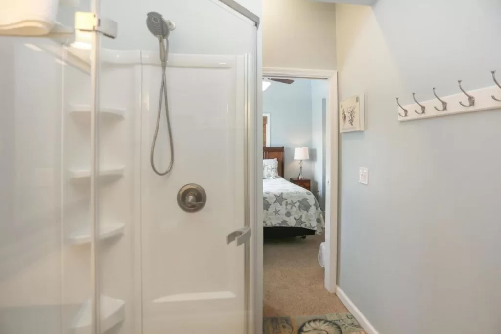 Coastal Cove Bedroom and Bathroom
