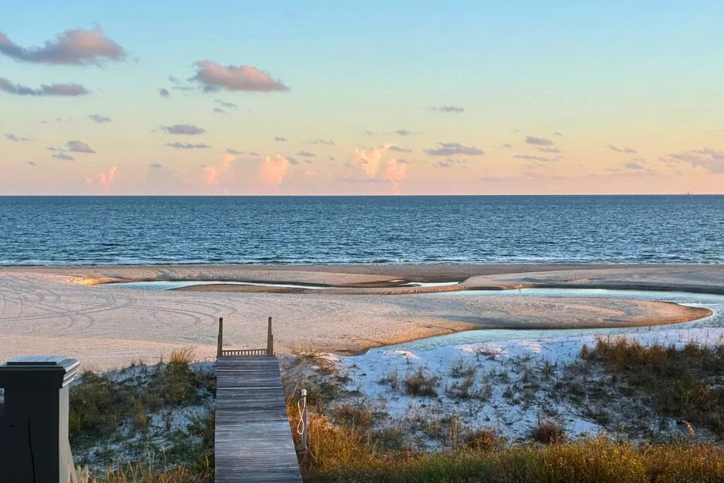 Beach in front of Coastal Cove