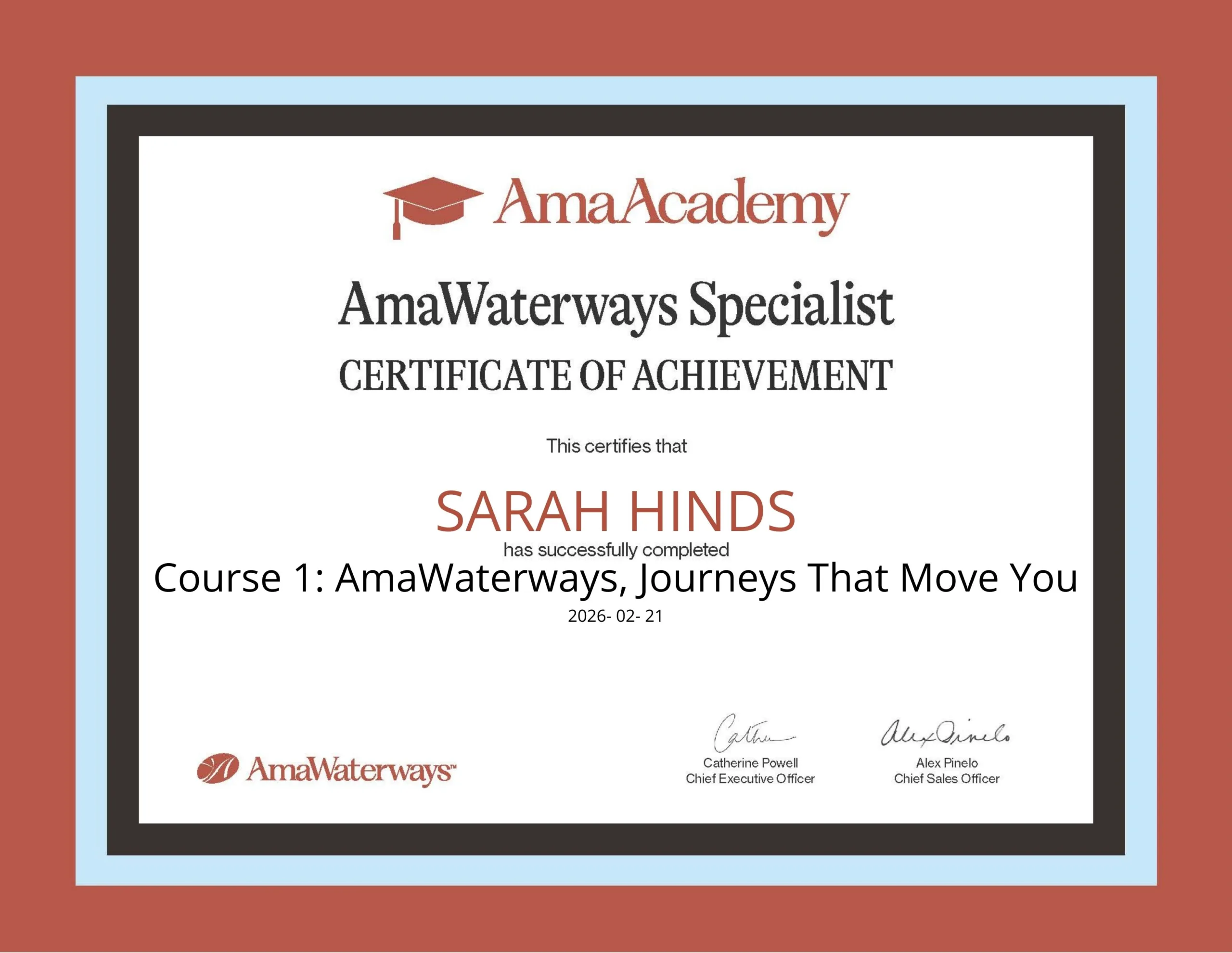AmaWaterways Specialist